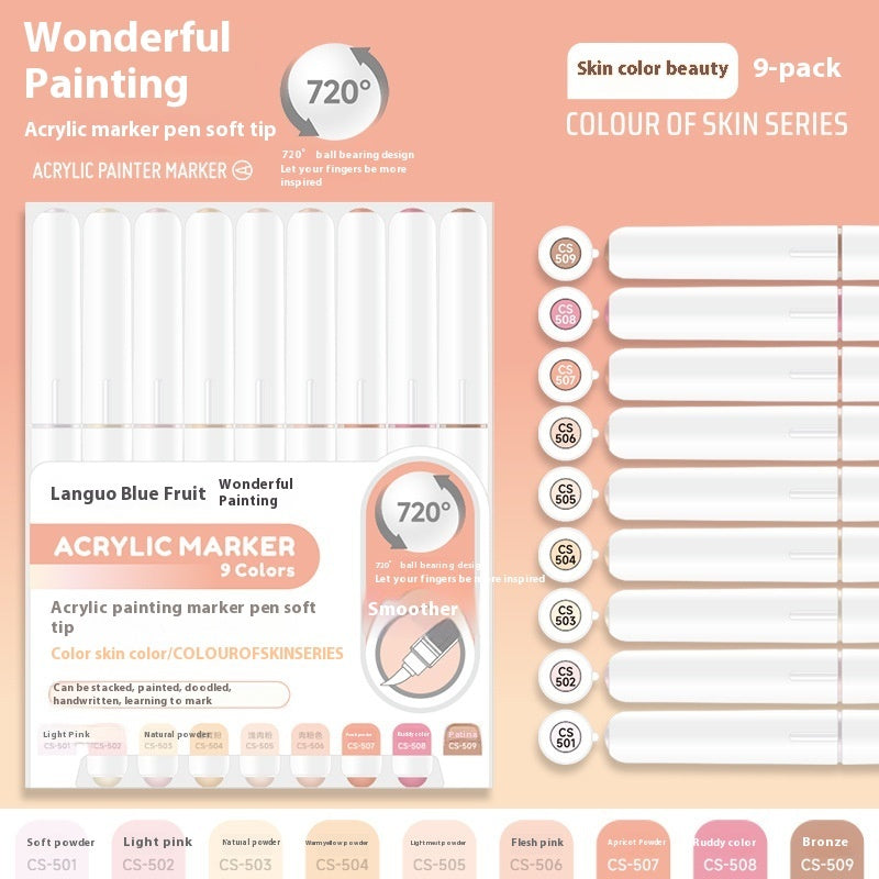 Direct Liquid Soft Head Acrylic Marker Pen