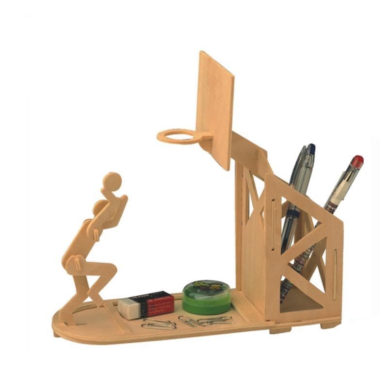 Wooden 3D three-dimensional puzzle