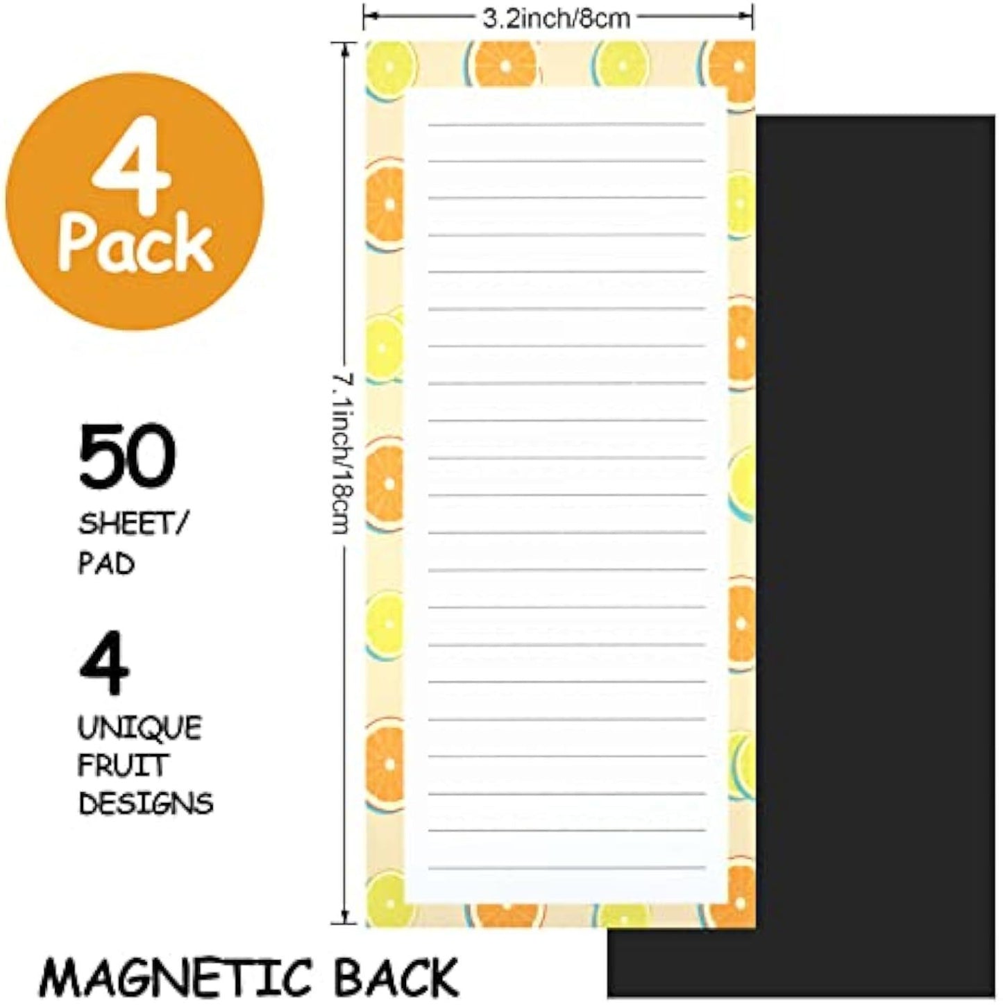 Magnetic Tearable Refridgerator Magnets Soft Magnetic List Book