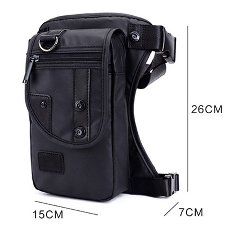Flow leg bag fashion chest bag multi-function pocket waterproof nylon material lightweight men's diagonal package