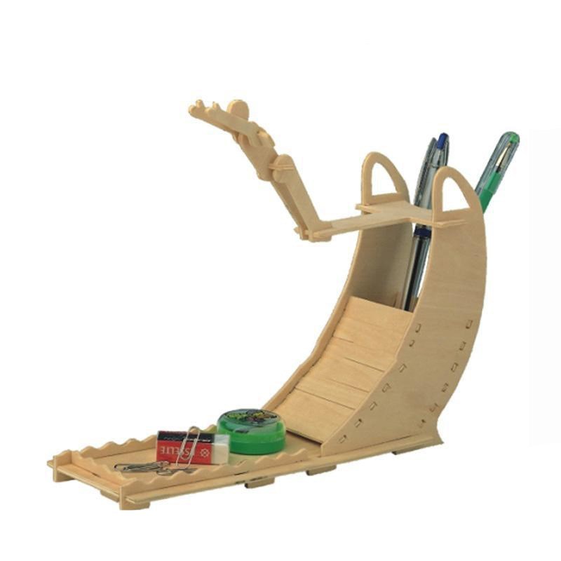 Wooden 3D three-dimensional puzzle