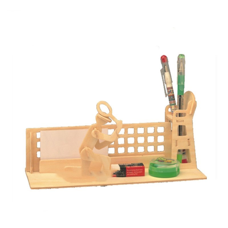 Wooden 3D three-dimensional puzzle