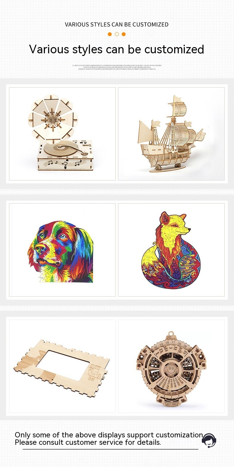 Earth Instrument Puzzle Wooden Assembly Model Handmade Educational Toys World Map Laser Processing