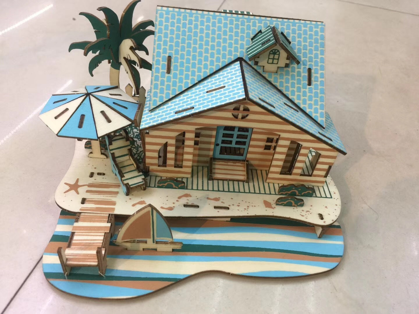 3d wooden three-dimensional puzzle