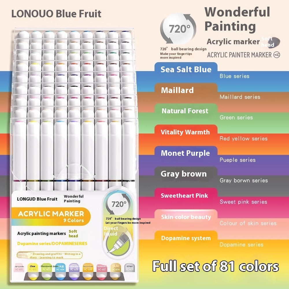 Direct Liquid Soft Head Acrylic Marker Pen