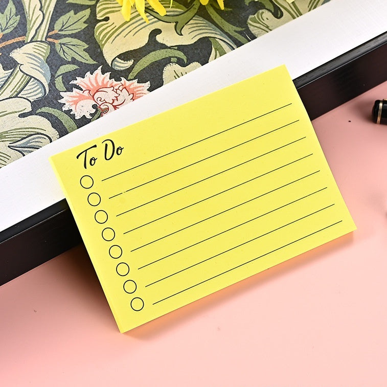 Horizontal Line Sticky Notes Office Notebook For Correction