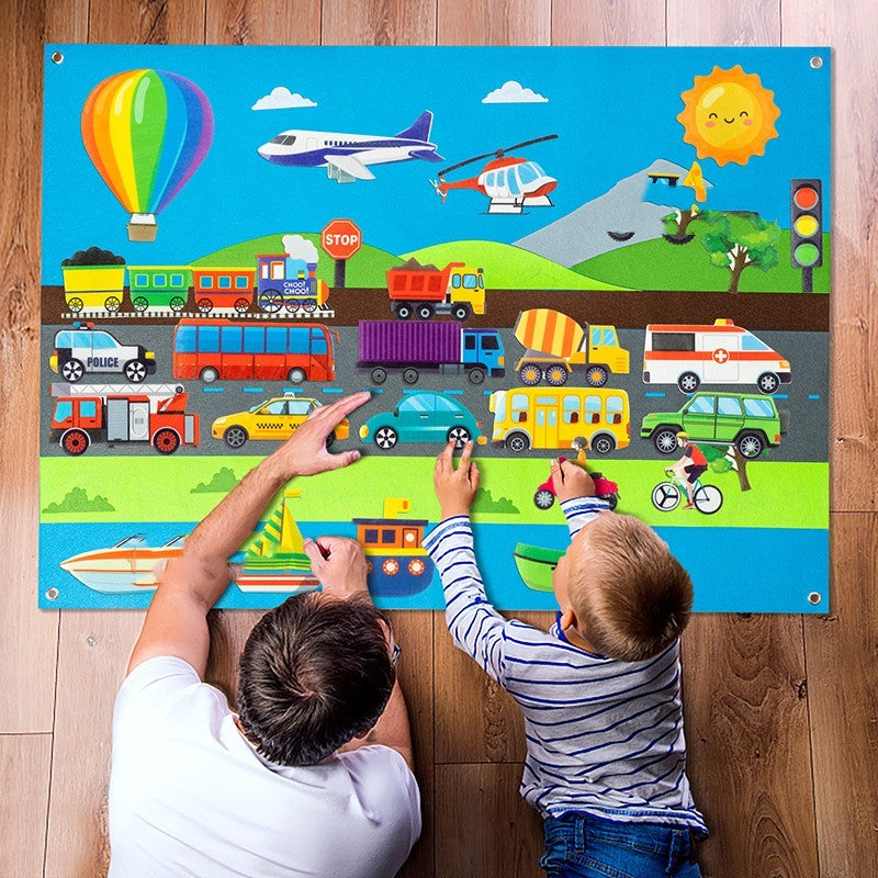 Felt Busy Board Children's Puzzle Science And Education Toys