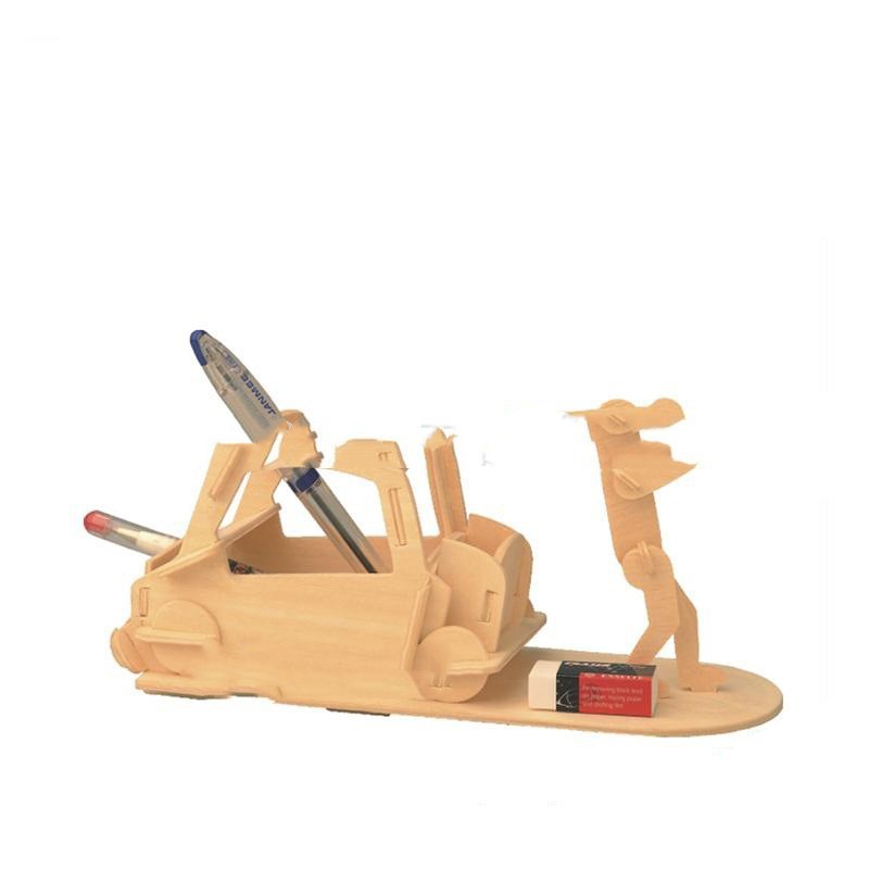 Wooden 3D three-dimensional puzzle
