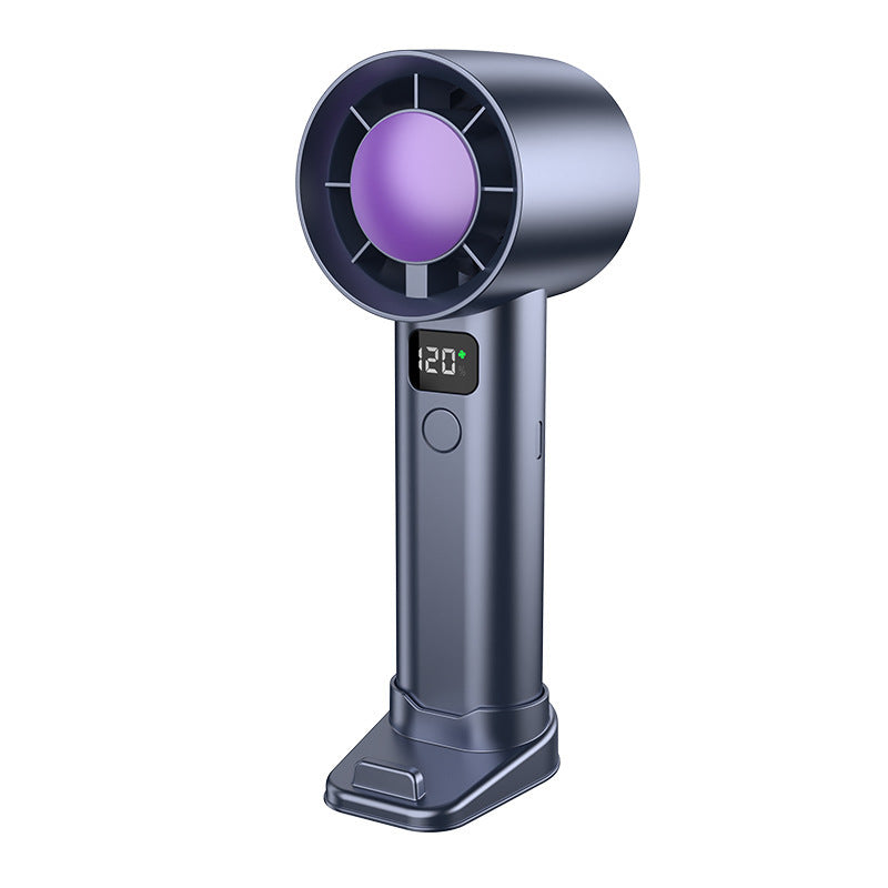 High-speed Handheld Fan Intelligent Digital Display Turbo Fan Portable Usb Charging