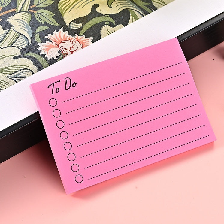 Horizontal Line Sticky Notes Office Notebook For Correction