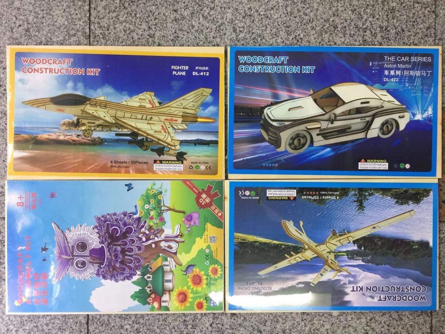 3d wooden three-dimensional puzzle