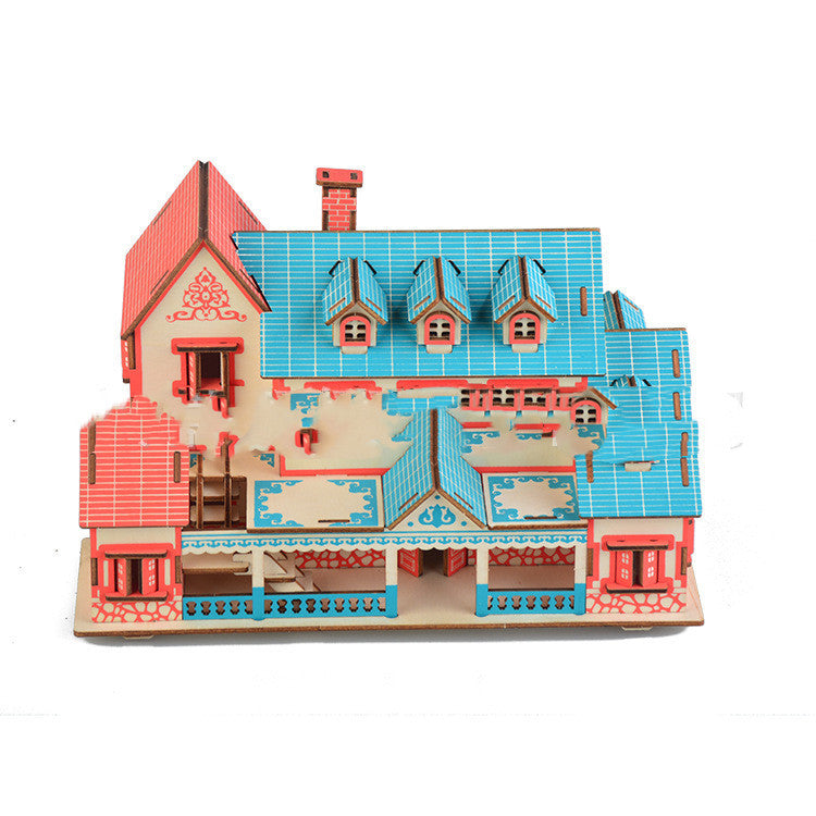 Yueyang Tower 3D Wooden Stereo Puzzle Puzzle