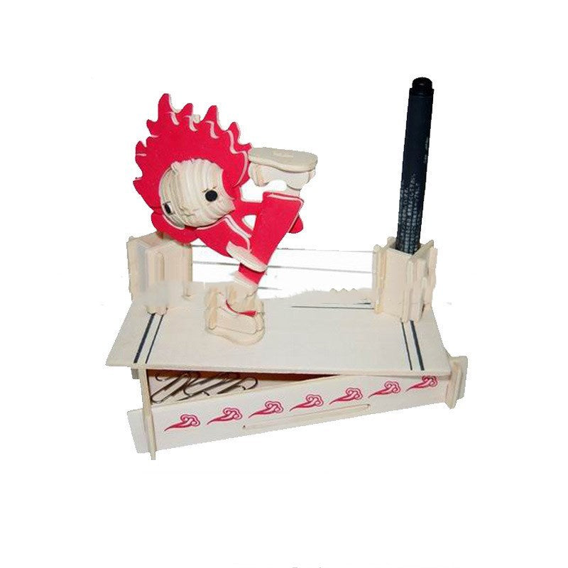 Wooden 3D three-dimensional puzzle