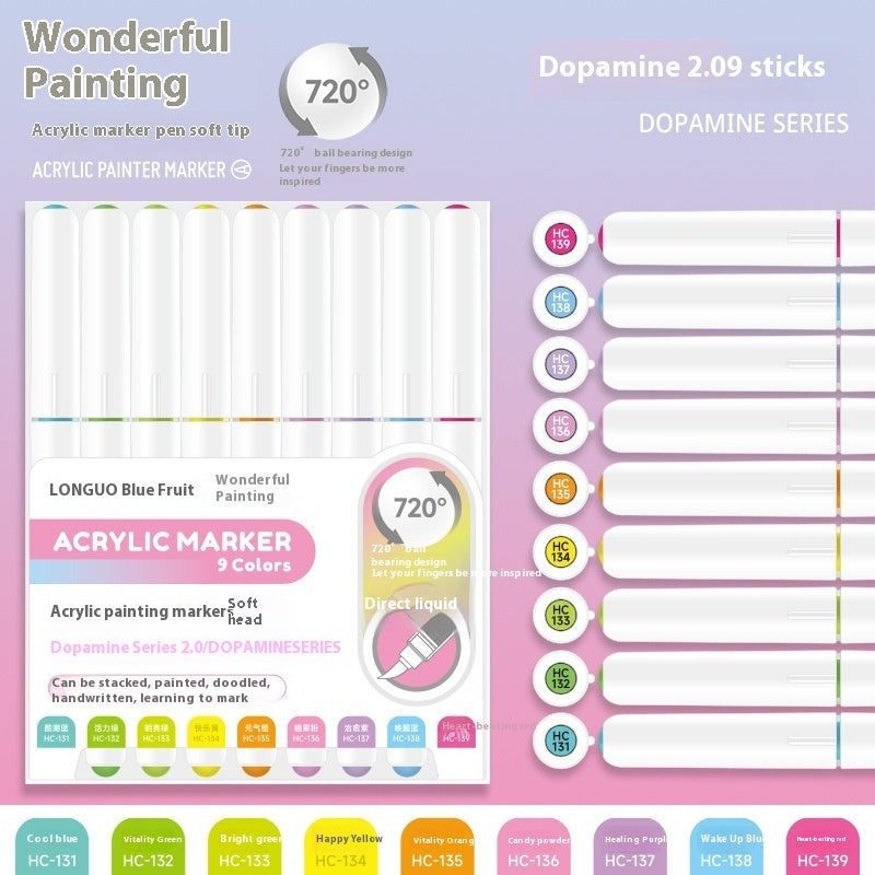 Direct Liquid Soft Head Acrylic Marker Pen