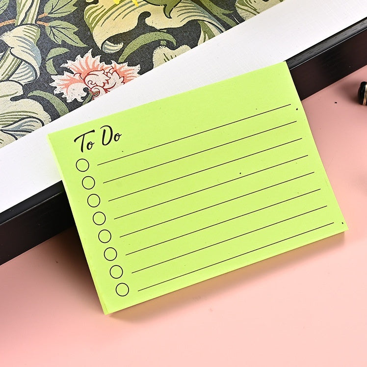 Horizontal Line Sticky Notes Office Notebook For Correction