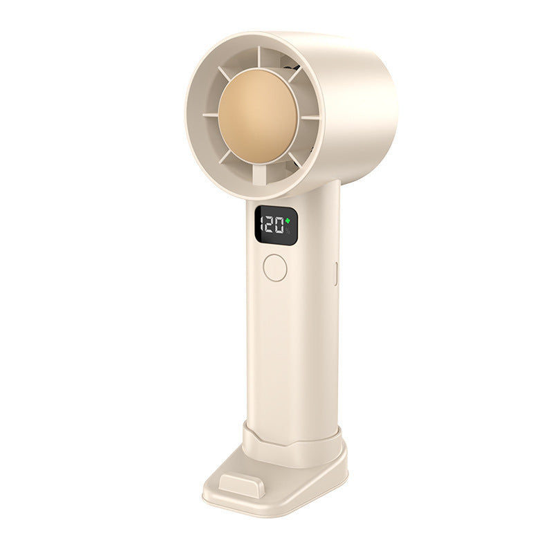 High-speed Handheld Fan Intelligent Digital Display Turbo Fan Portable Usb Charging