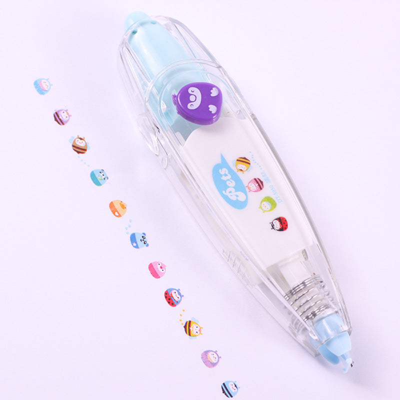 Creative Cartoon Push Correction Tape Stationery