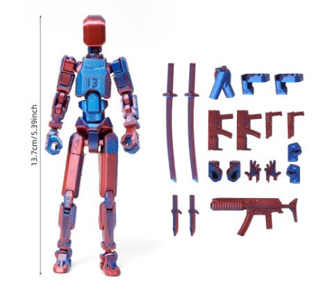 Multi - Jointed Movable Shapeshift Robot 2.0 3D Printed Mannequin Dummy Action Model Doll Toy Kid Gift - sidwish