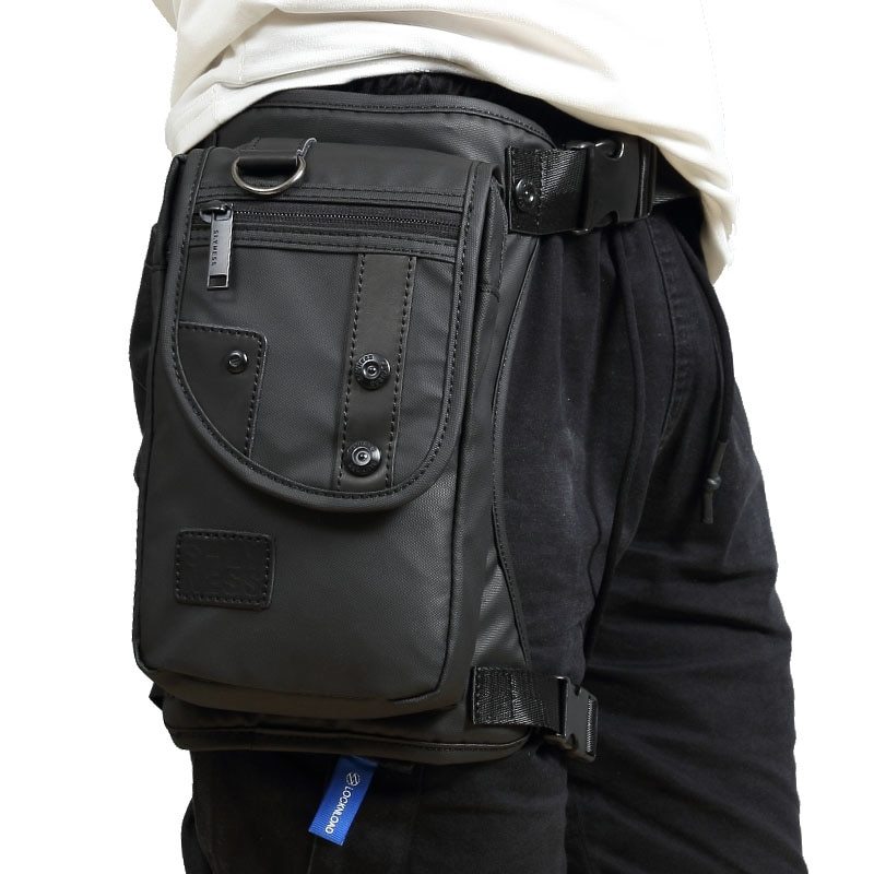 Flow leg bag fashion chest bag multi-function pocket waterproof nylon material lightweight men's diagonal package