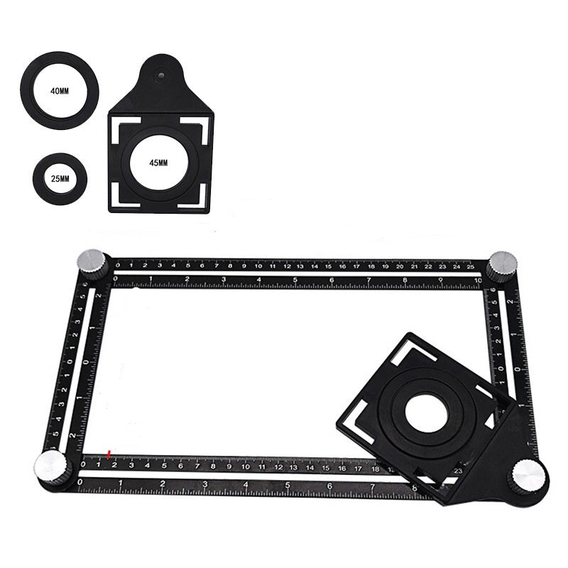 Ceramic tile opening locator