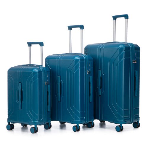 20 24 28 3 Pcs Set In ABS Spinner Wheel Luggage, Carry On Suitcase, Matching Color, TSA Combination Lock - sidwish