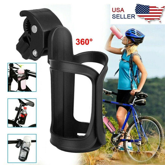 Water Bottle Cage Mount Drink Bicycle Handlebar Bike Cup Holder Cycling Beverage - Sidwish