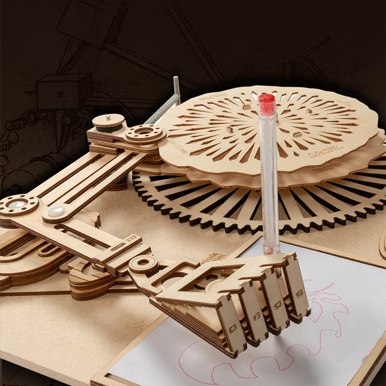 Painter 3D Wooden Puzzle Painting