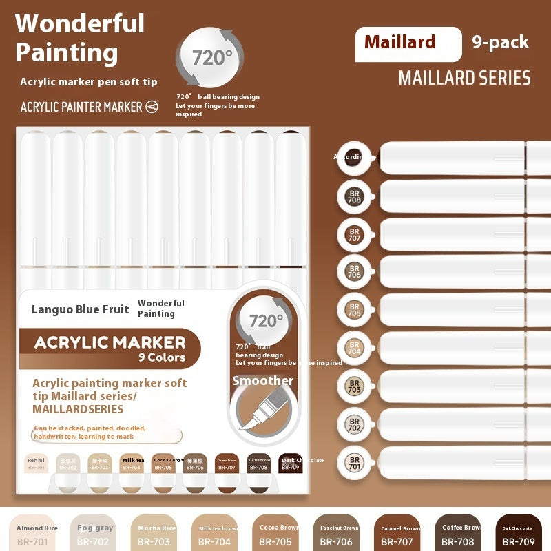 Direct Liquid Soft Head Acrylic Marker Pen