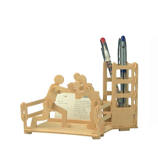 Wooden 3D three-dimensional puzzle