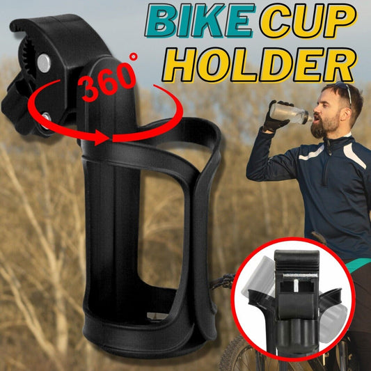 Bike Cup Holder Cycling Beverage Water Bottle Cage Mount Drink Bicycle Handlebar - Sidwish