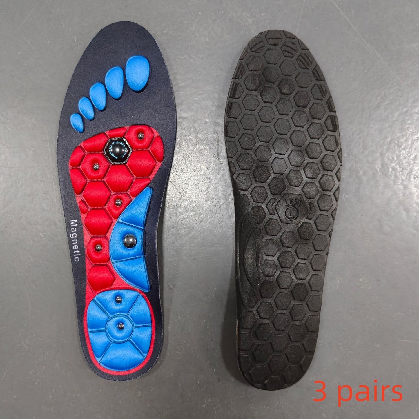 Medical Magnetic Insole Therapy Sports Massage Foot Weight Loss Slimming Acupressure Anti-fatigue Shoe Pads