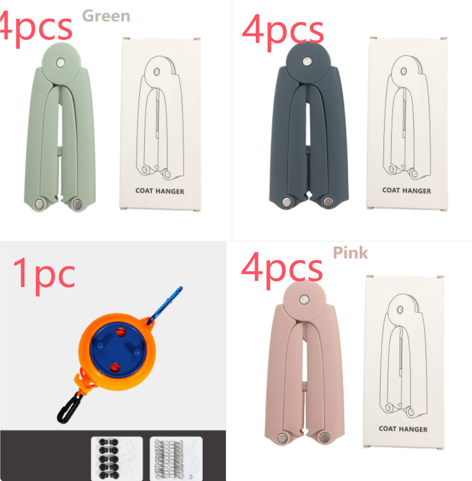 Mini travel folding hanger