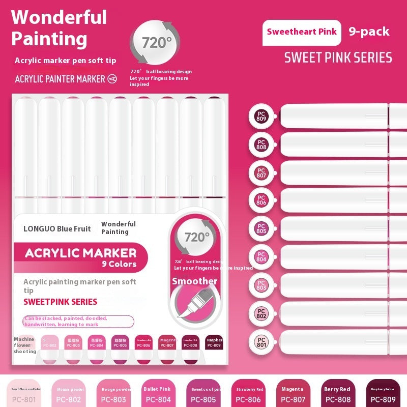 Direct Liquid Soft Head Acrylic Marker Pen
