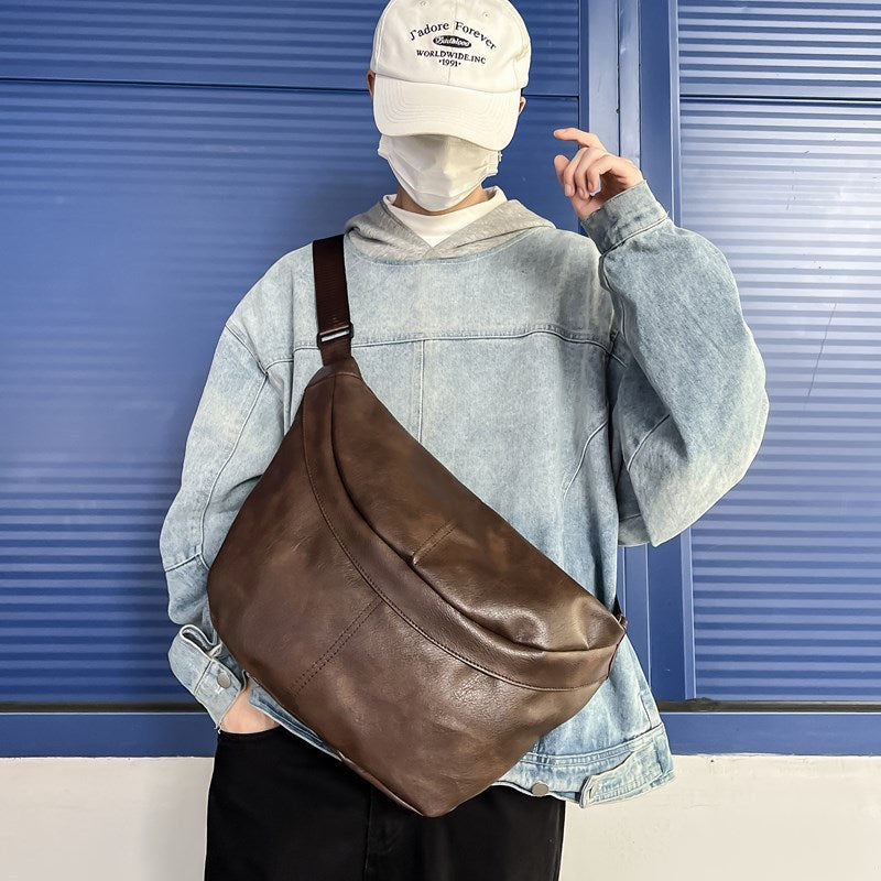 Retro Fashion Large Capacity Men's Bag Crossbody