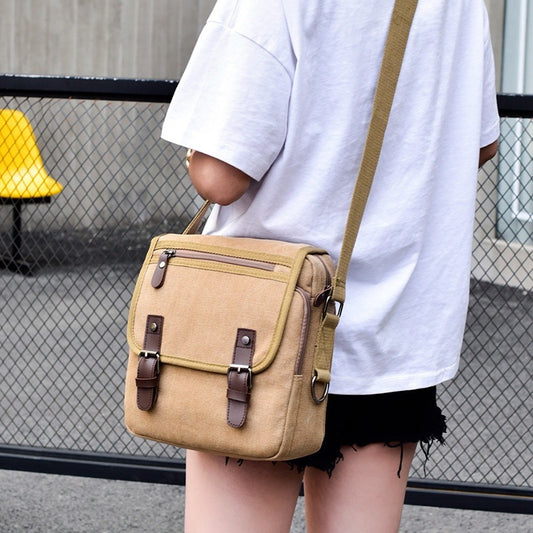 Female Leisure Casual Fashion Canvas Shoulder Bag
