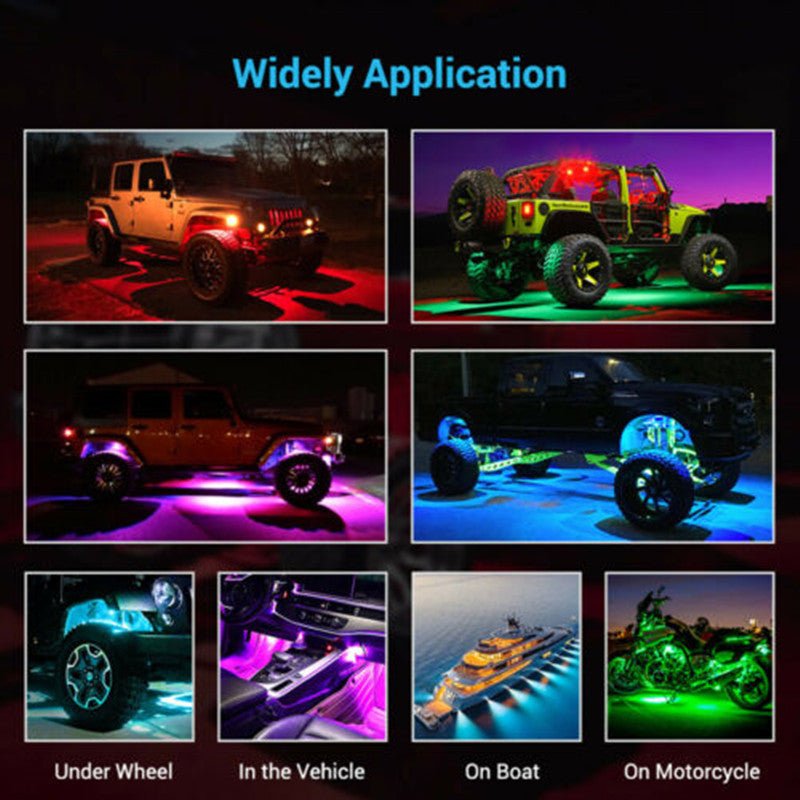 Automobile and Motorcycle APP Control Decorative Lights - sidwish