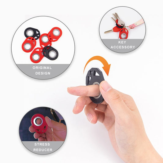Creative Fidget Spinner Toy Keychain Hand Spinner Anti - Anxiety Toy Relieves Stress Finger Spinner Keychain Bottle Opener Kids Toy - sidwish
