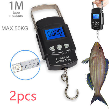 High-precision portable scale with tape measure