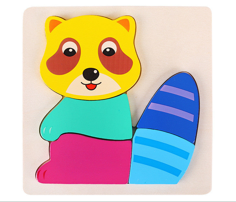 Children's Three Dimensional Wooden Puzzle