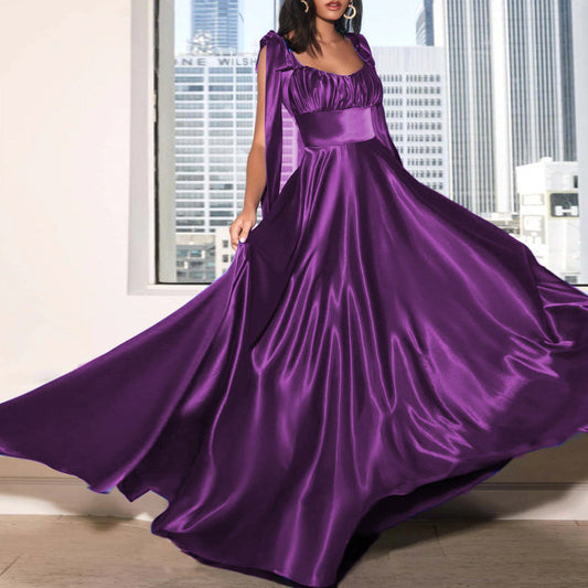 Fashion Sleeveless Camisole Gown Bridesmaid Evening Dress Dress Women - Sidwish