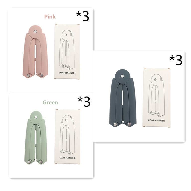 Mini travel folding hanger