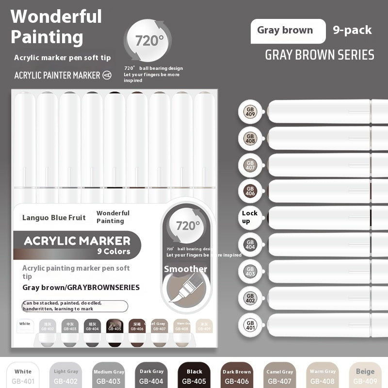 Direct Liquid Soft Head Acrylic Marker Pen