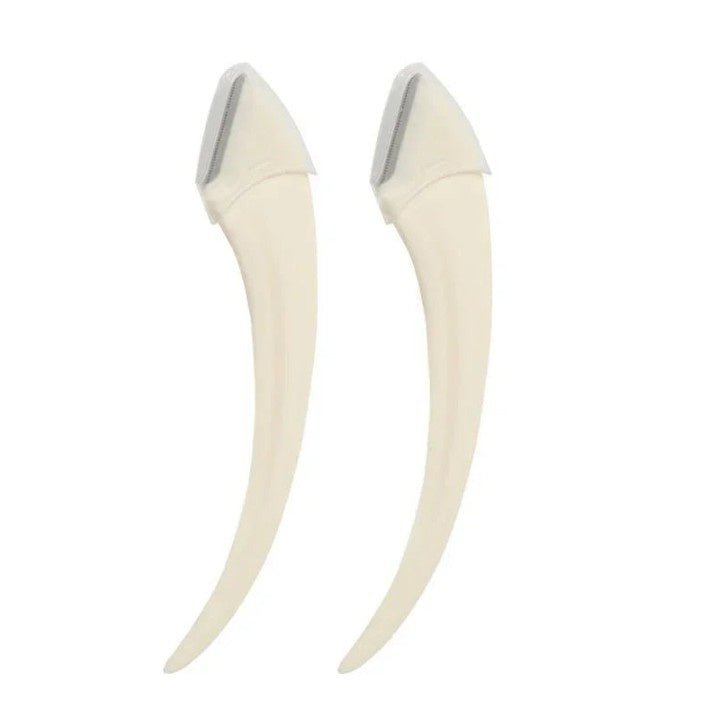 Eyebrow Trimming Knife With Comb Curved Moon Small Beauty Supplies Gadgets - sidwish