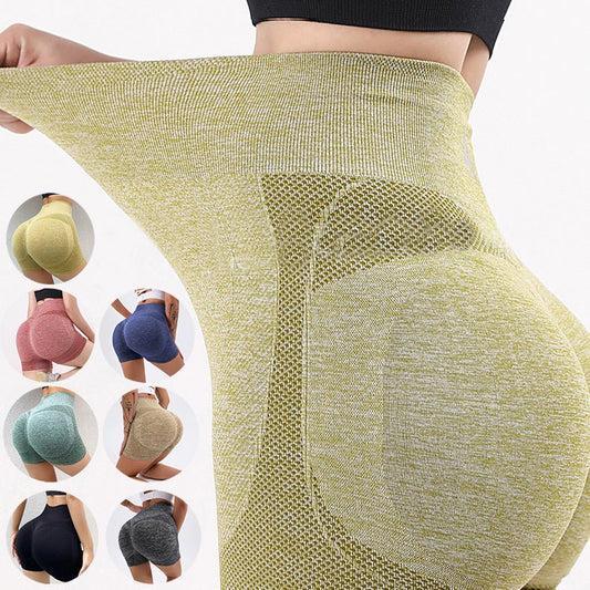 Fitness Yoga Shorts Pants Butt Lifting Seamless Leggings Women Gym - sidwish