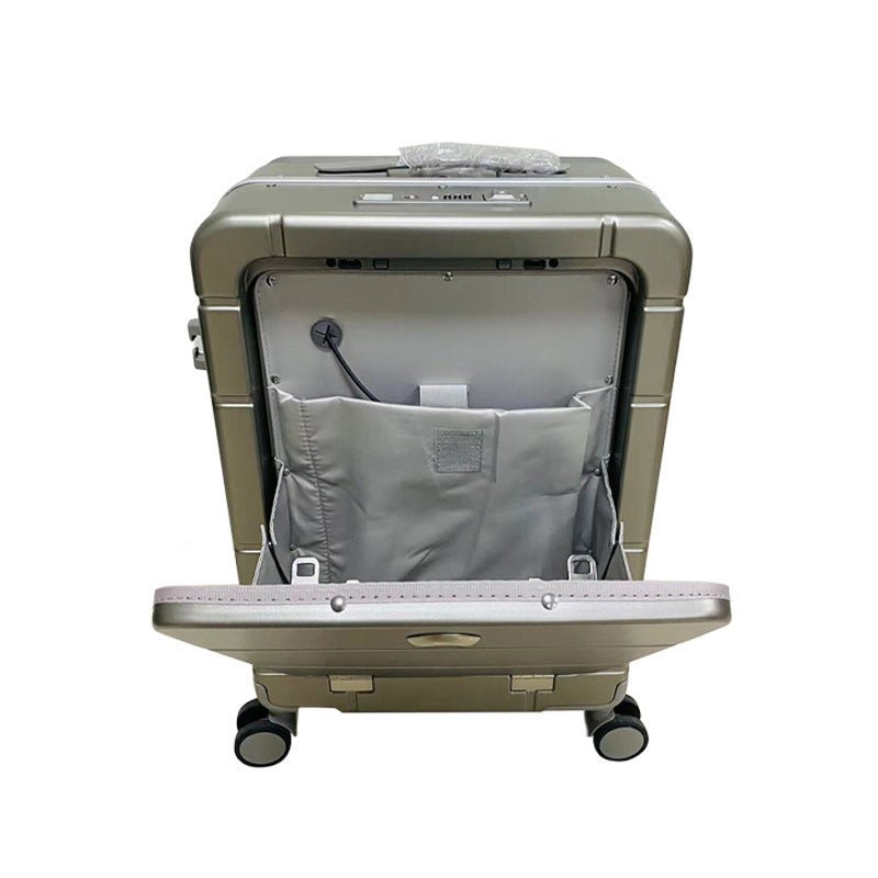 Front Opening Dry Wet Separation Suitcase 20 - inch - sidwish