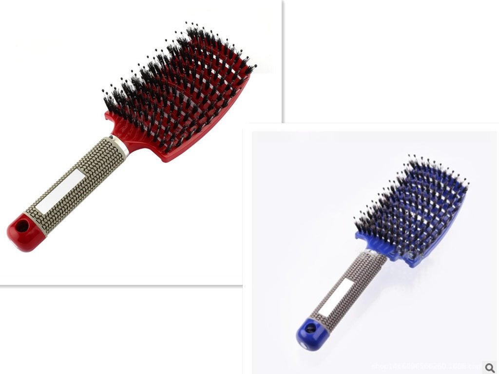 Hairbrush Anti Klit Brushy Haarborstel Women Detangler Hair Brush Bristle Nylon Scalp Massage Teaser Hair Brush Comb - sidwish