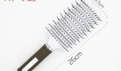 Hairbrush Anti Klit Brushy Haarborstel Women Detangler Hair Brush Bristle Nylon Scalp Massage Teaser Hair Brush Comb - sidwish