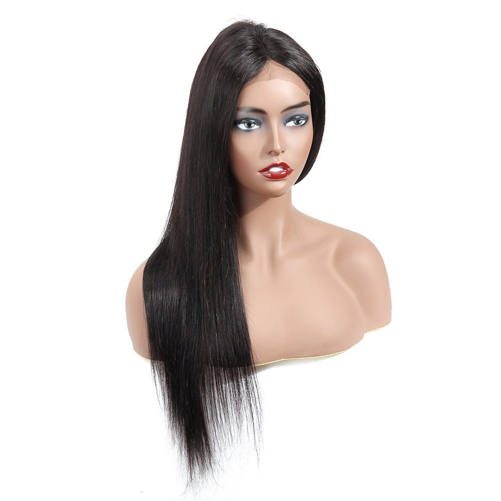 Lace real human hair wig headgear - sidwish