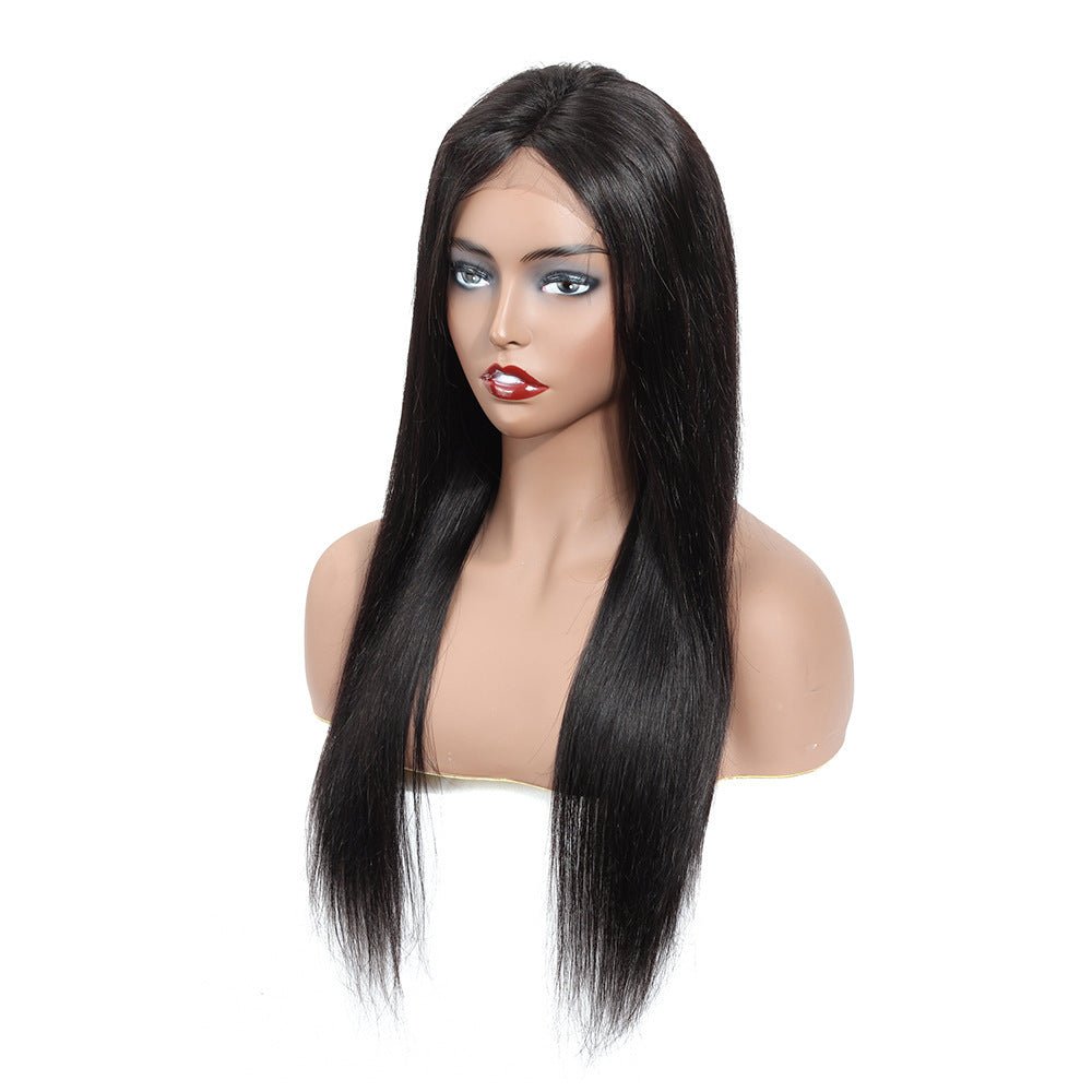 Lace real human hair wig headgear - sidwish
