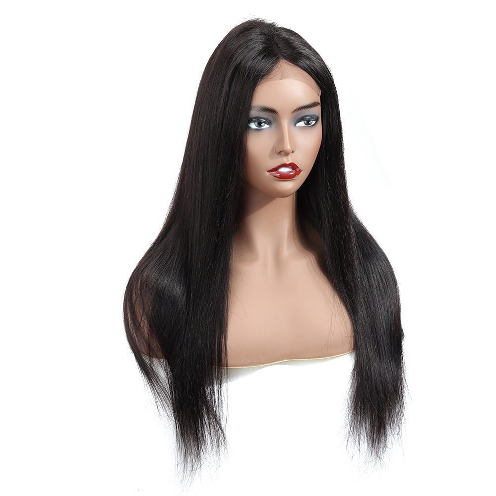 Lace real human hair wig headgear - sidwish